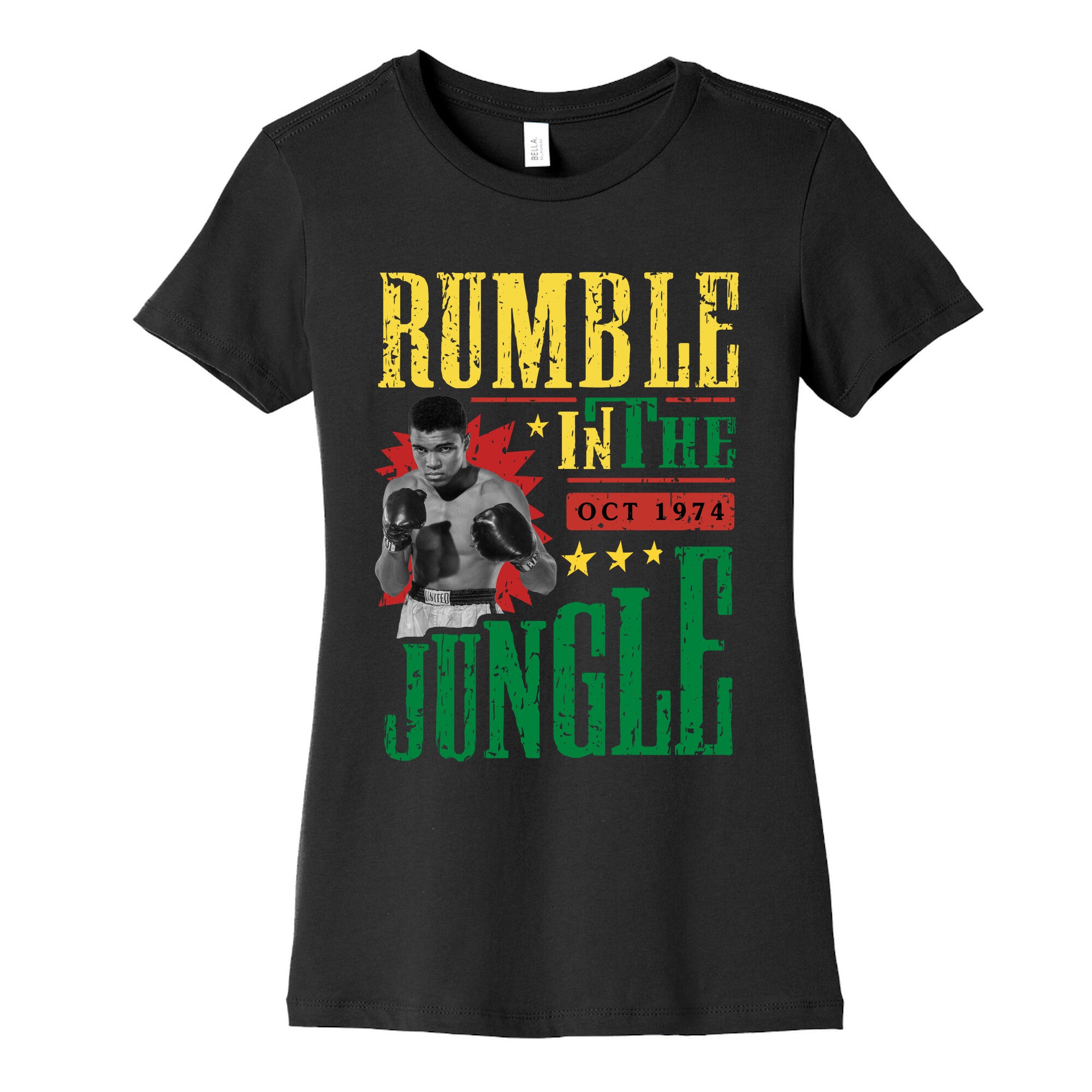 Rumble in the Jungle Womens Cotton Tee